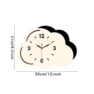 Đông Hồ Treo Tường Cute Hình Đám Mây BH05- Đồng Hồ Trang Trí Phòng Khách, Phòng Ngủ, Bàn Làm Việc