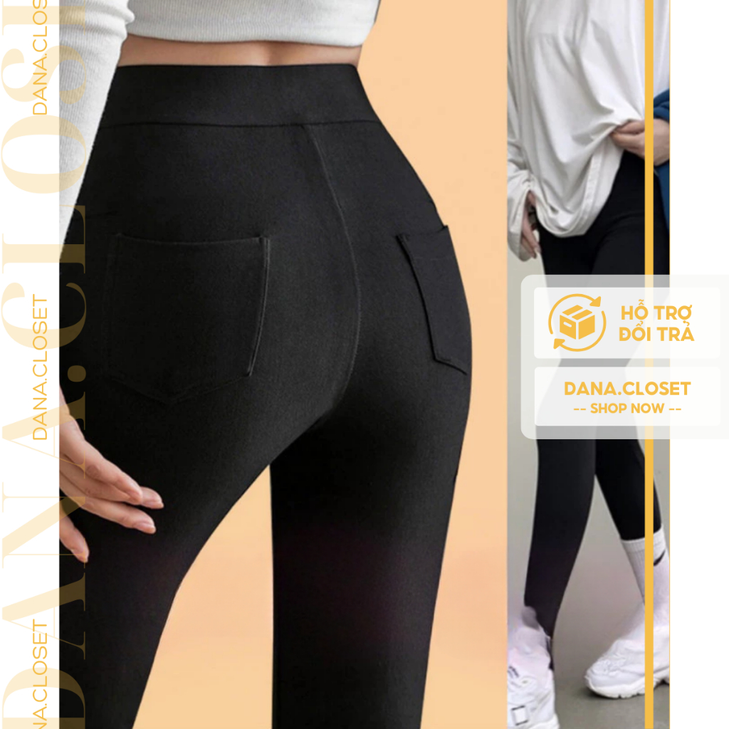 Quần Legging Nữ Hàng Cao Cấp Vải Mềm Mịn Co Giãn Tốt, Form Chuẩn Nâng Vòng 3 Tự Nhiên
