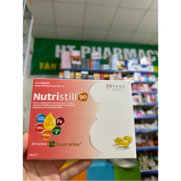 [ Nhập khẩu - Hộp 30viên ] Vitamin bầu Nutristill 90, vitamin tổng hợp cho bà bầu hộp 30viên - Vuthompharmacy