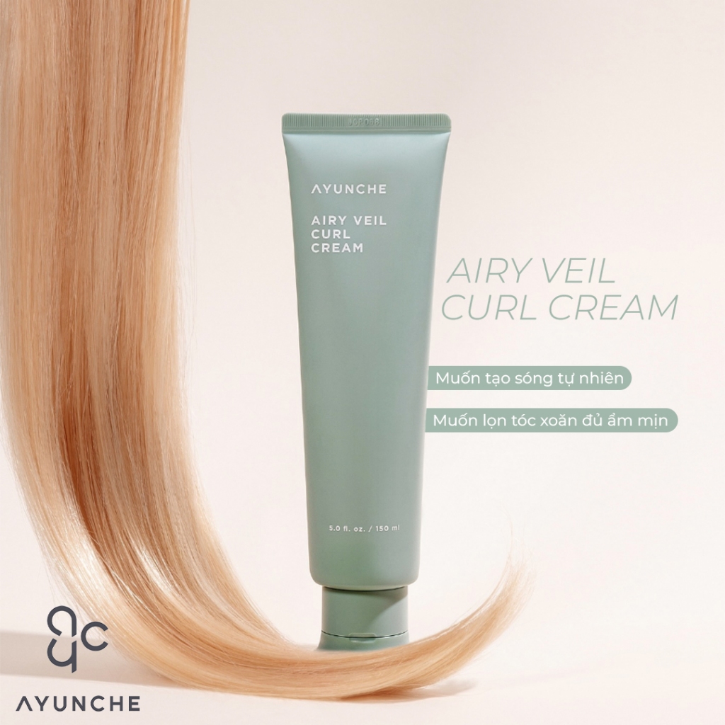 [AYUNCHE] Airy Veil Curl Cream 150ml