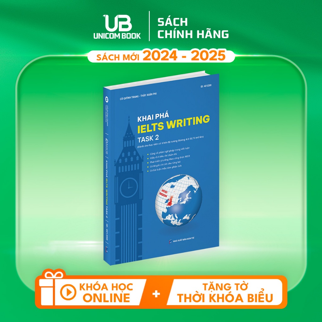 Sách - Khai phá ielts writing task 2 | Shopee Việt Nam
