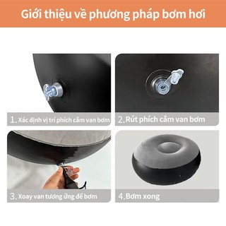 Ghế lười sofa dày ký túc xá đơn lẻ di động cắm trại lười sofa bơm hơi có thể nằm