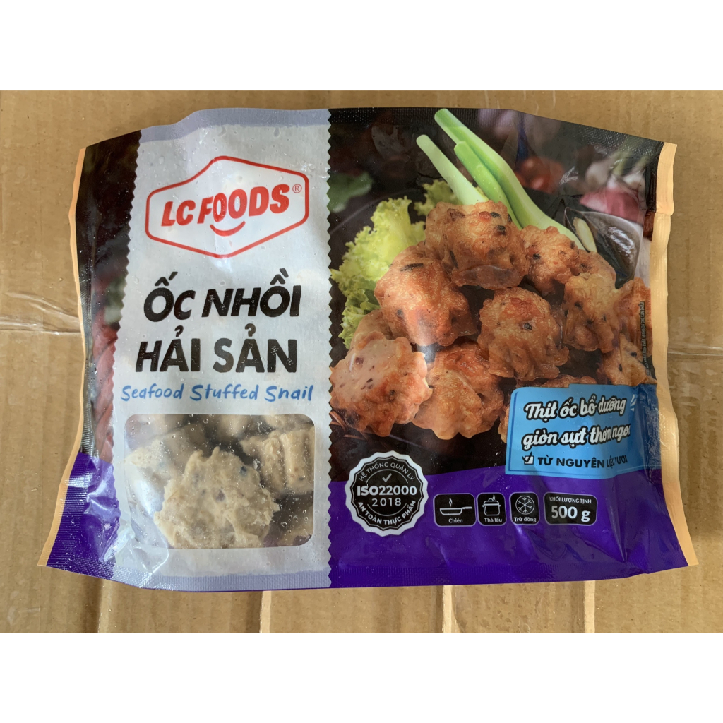 Gói 500g Ốc Nhồi Basa hãng Lacusina