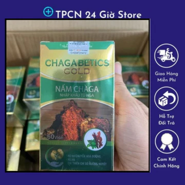 Tiểu Đường Chaga Bestics - Hỗ Trợ Giảm Đường Huyết, Giảm Biến Chứng Do Đái Tháo Đường, Nấm Chaga Nhập Khẩu Nga.