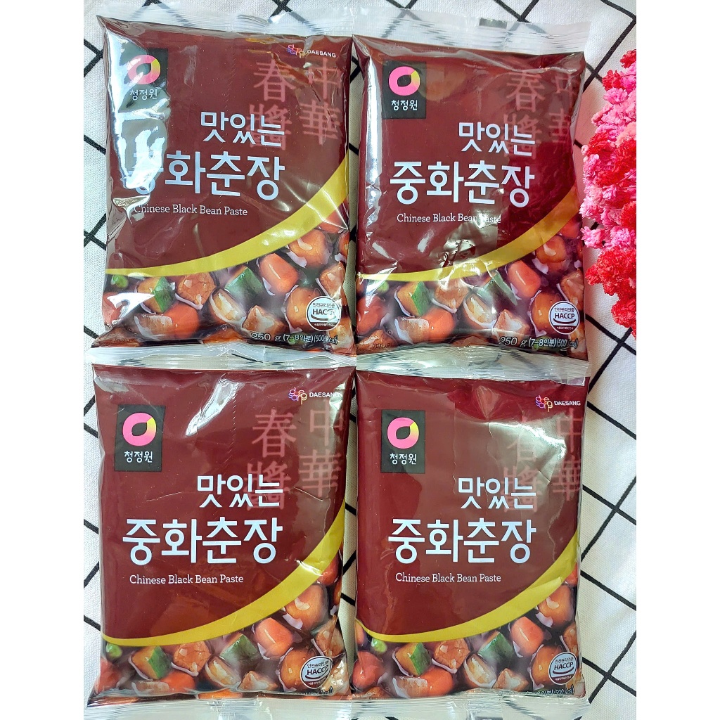 1KG SỐT TƯƠNG ĐEN HÀN QUỐC (GỒM 4 GÓI 250G)