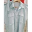 Set vest chân váy xếp ly kèm belt