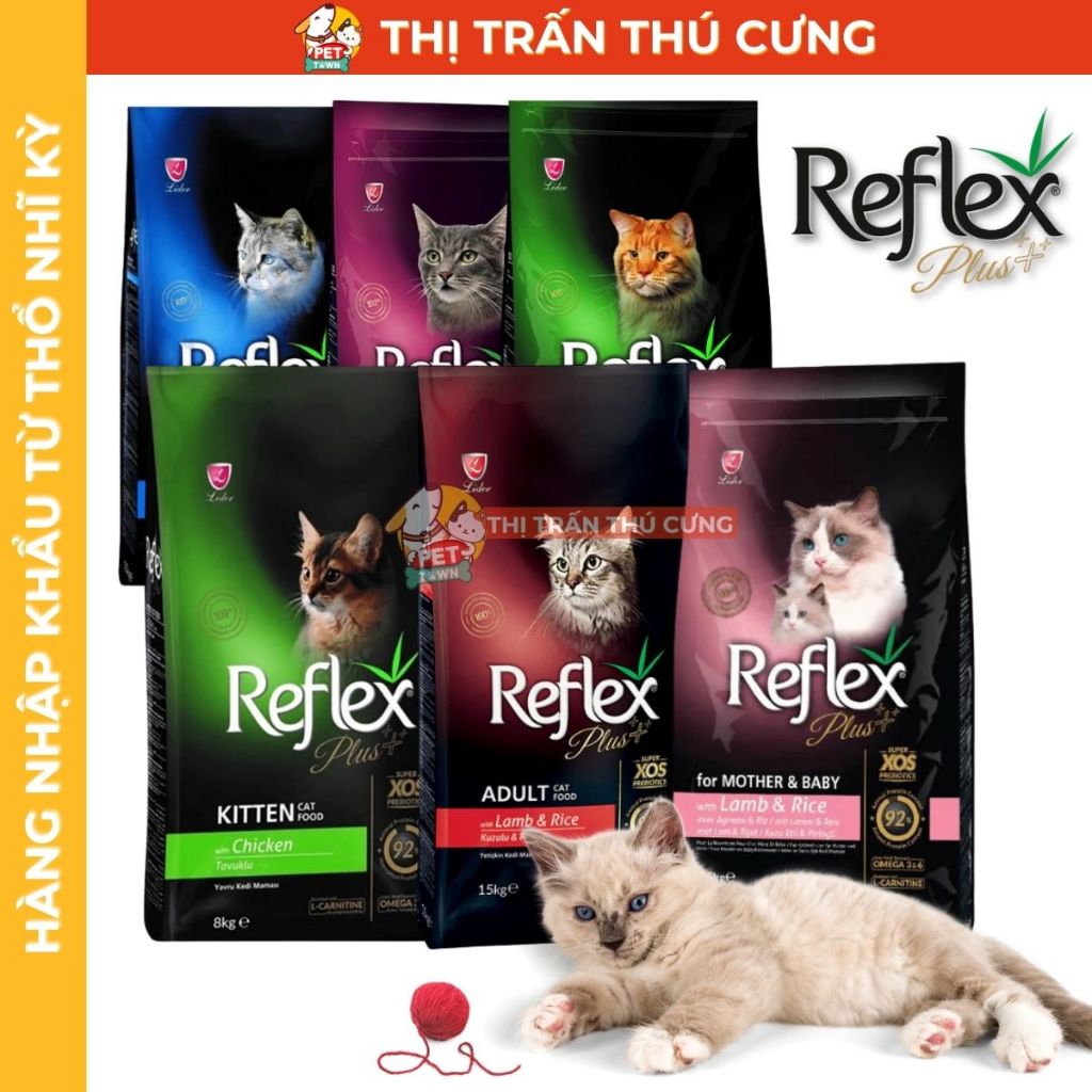 Hạt Reflex Plus Cho Mèo Mọi Lứa Tuổi Nhiều Vị, Dinh Dưỡng, Thơm Ngon 1 ...