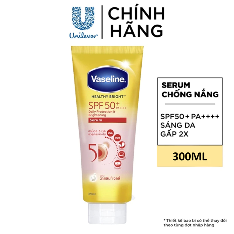 Dưỡng thể Vaseline chống nắng 50x 300 ML