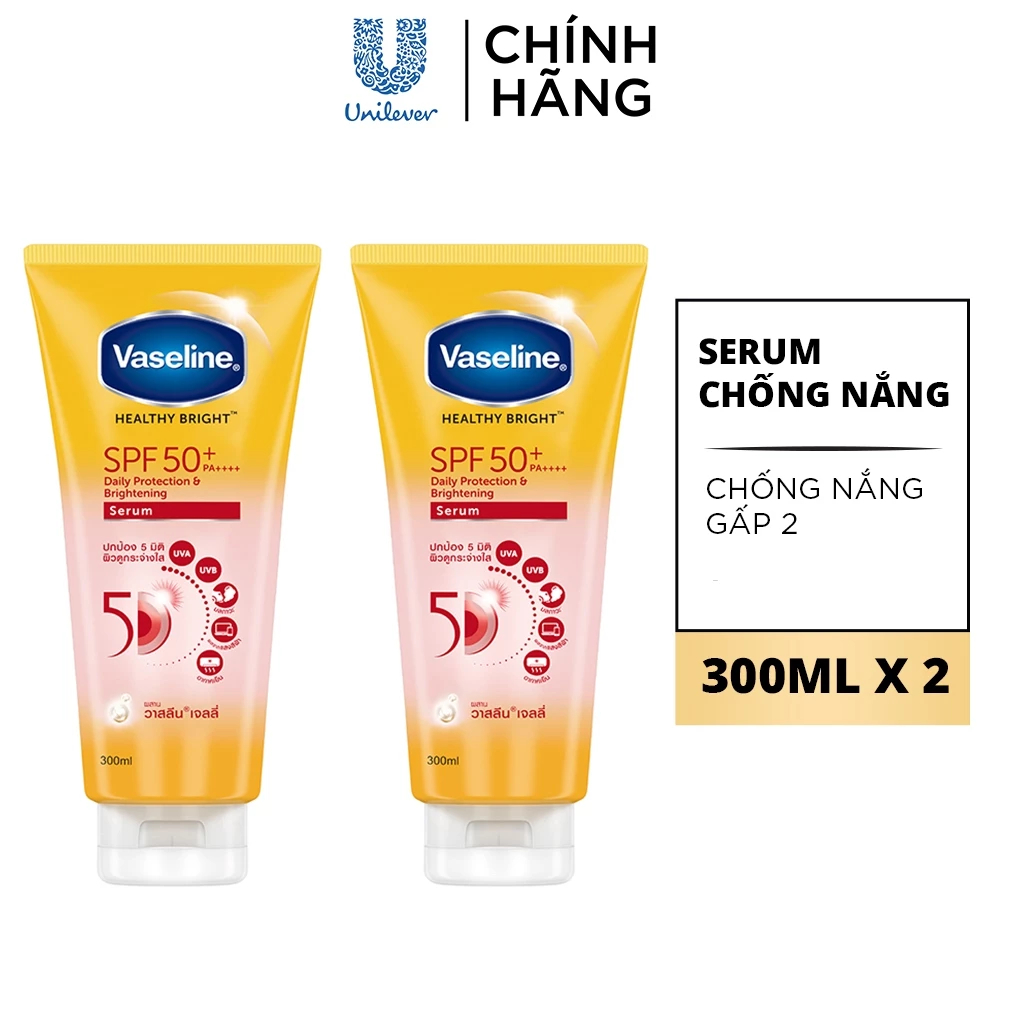 Dưỡng thể Vaseline chống nắng 50x 300 ML