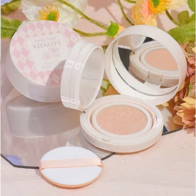 GOGO TALES Phấn Nước kiêm và Phấn Phủ 2 Trong 1 30g | NHÍM HOUSE