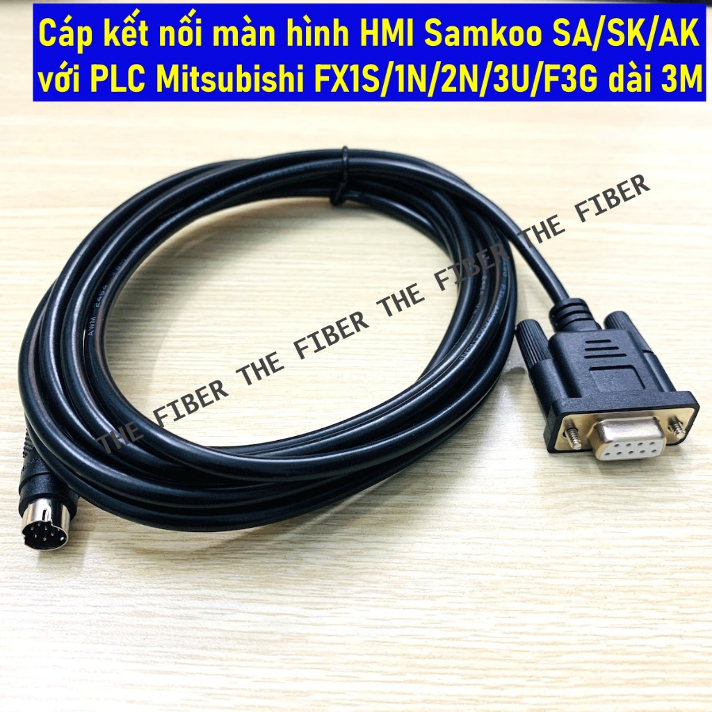 Cáp kết nối màn hình HMI Samkoon SA/SK/AK với PLC Mitsubishi FX1S/1N/2N ...