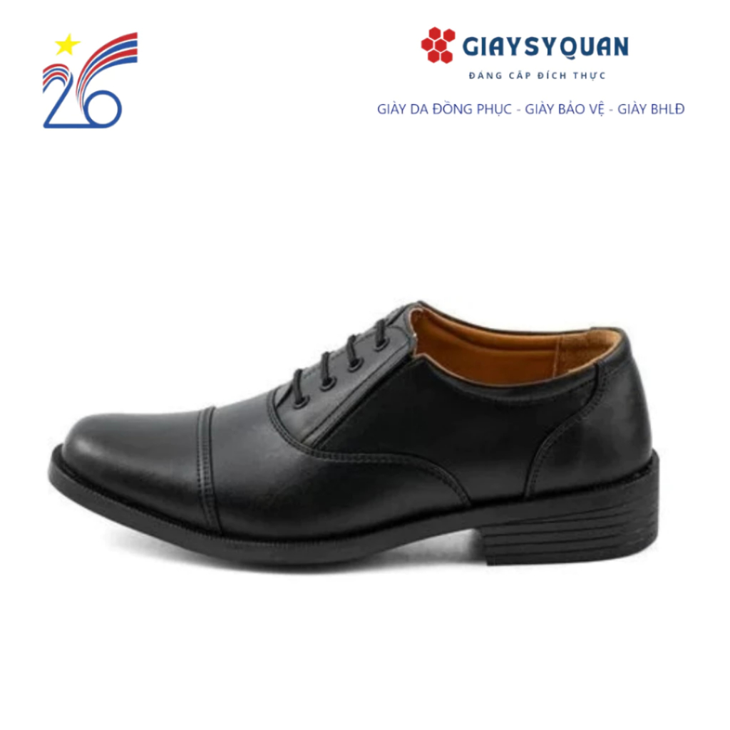 Giày Da Nam Công Ty 26 Lót Vàng, Đế Cao Su Có May Chỉ Dù Chắc Chắn Mã 1706