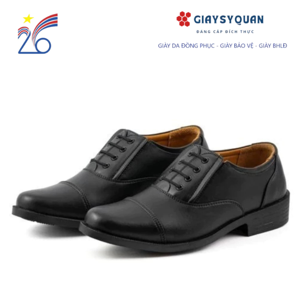 Giày Da Nam Công Ty 26 Lót Vàng, Đế Cao Su Có May Chỉ Dù Chắc Chắn Mã 1706