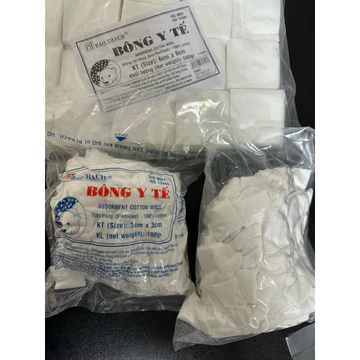 ✅ TÚI 100gr BÔNG GÒN Y TẾ CẮT MIẾNG SẴN Gòn vuông BẢO THẠCH,Bông Gòn vuông cắt miếng Bông miếng y tế BẢO THẠCH 100gr