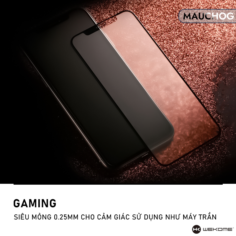 Kính Cường Lực WK Chống Vân Tay Cho Điện Thoại iPhone 17 Pro Max 16 15 14 13 12