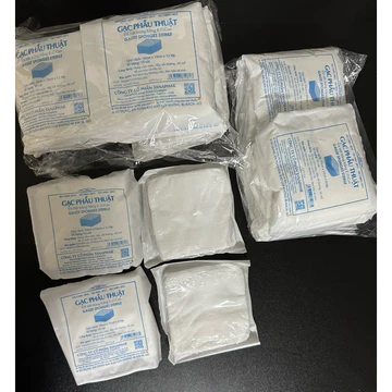 ❤️ Gạc Phẫu Thuật Tanaphar 10X10 CmX8Lớp 12 lớp,băng Gạc phẫu thuật gạc y tế tiệt trùng tanapha 10x10cm 8 lớp 12 lớp