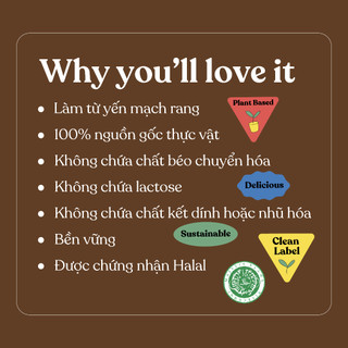 Sữa yến mạch OATSIDE vị Sô-cô-la - Chocolate 1L x 6 - Không lactose, Đậm vị, Làm từ Cacao thật