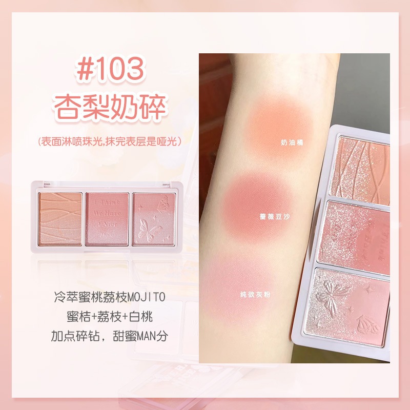 HOLD LIVE Bảng Phấn Má Hồng 3 Ô Secret Garden Blush | NHÍM HOUSE