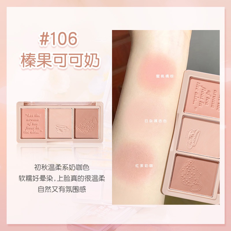 HOLD LIVE Bảng Phấn Má Hồng 3 Ô Secret Garden Blush | NHÍM HOUSE