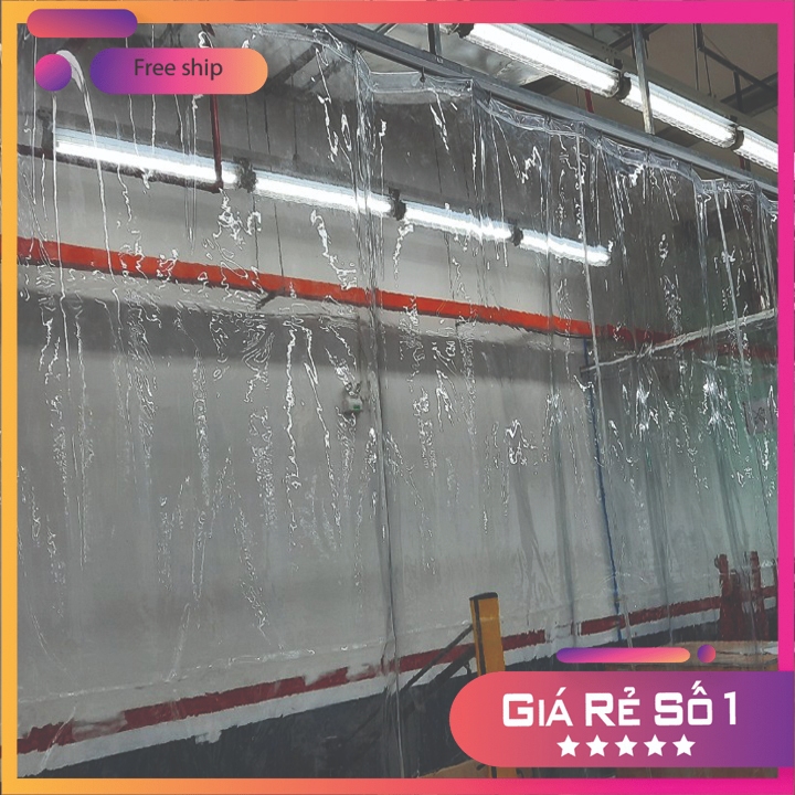 Rèm kéo nhựa trong PVC dẻo | Rèm kéo sun |Rèm PVC gara (R3m x C3m ...