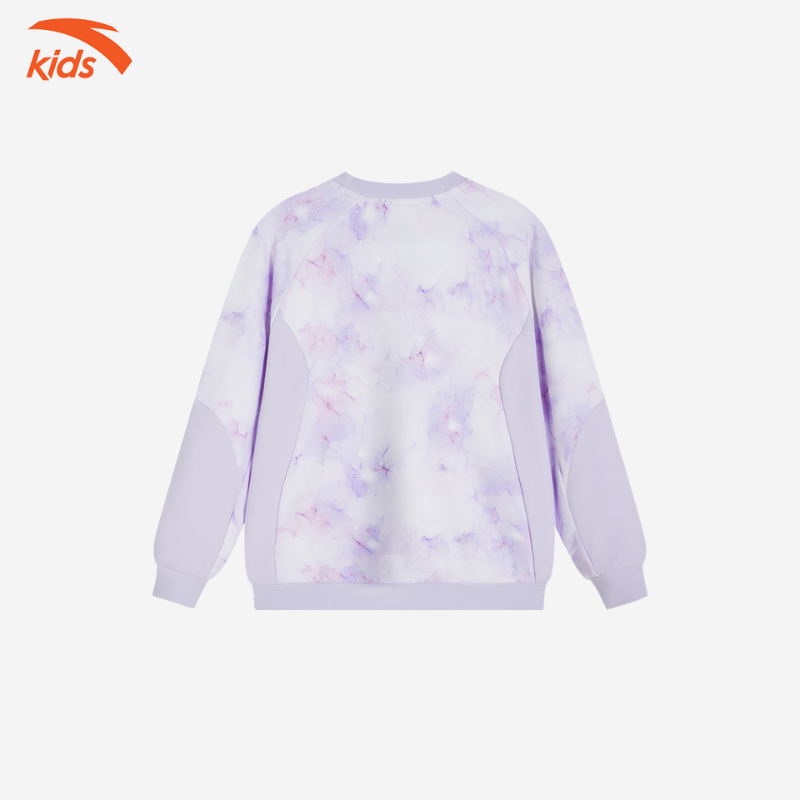 Áo sweater Running bé gái Anta Kids 3624C9718