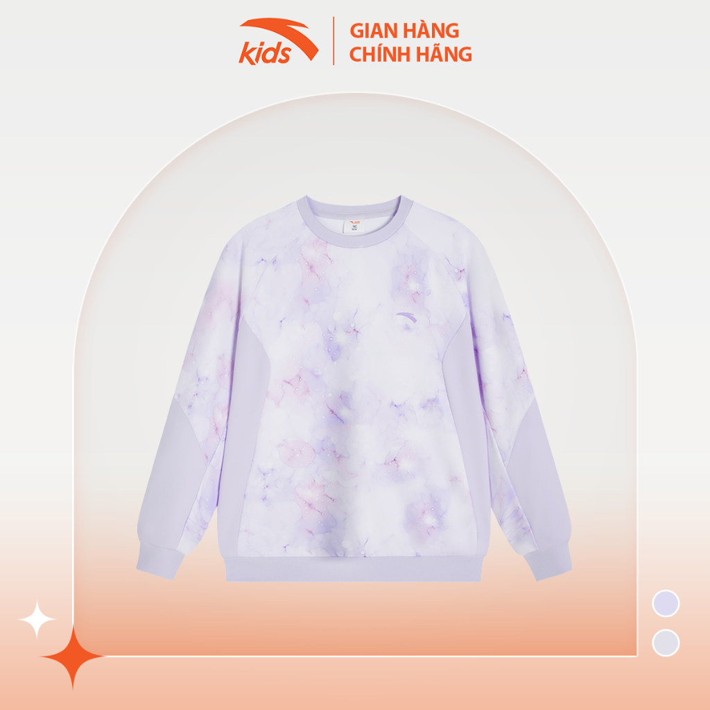Áo sweater Running bé gái Anta Kids 3624C9718