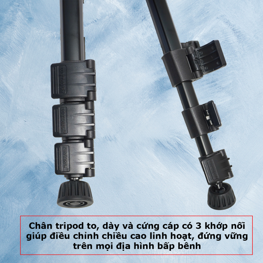 Tripod Yunteng VCT 691RM - Chân Đế Máy Ảnh Chuyên Nghiệp Hỗ Trợ Quay Video, Chụp Ảnh