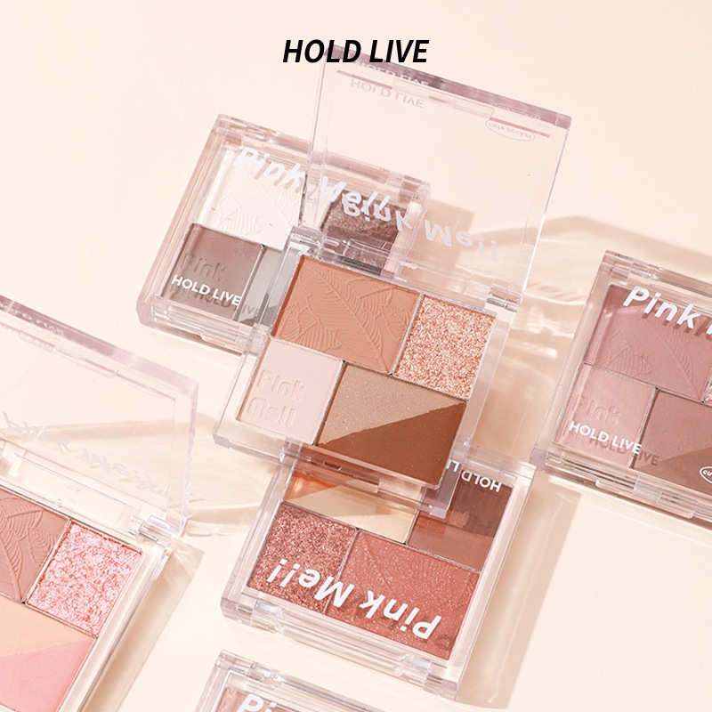 HOLD LIVE Phấn mắt 4 ô Pocket Knitting màu hot trend | NHÍM HOUSE