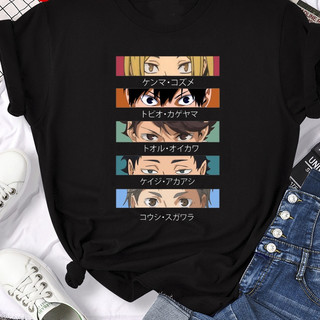Áo nam Tay Ngắn In Hình Nhân Vật Anime Nhật Bản Oya Oya Haikyuu