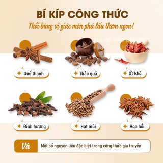 Gia vị phá lấu Hong Kong gia truyền, chuẩn vị thảo mộc tự nhiên và các set gia vị tự chọn - Lãn Ông