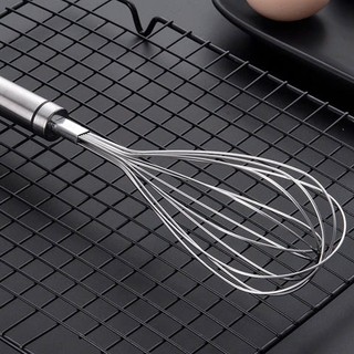 Dụng cụ đánh trứng cầm tay inox 304 [623] bền bỉ, tiện dùng