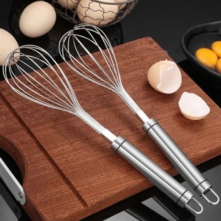 Dụng cụ đánh trứng cầm tay inox 304 [623] bền bỉ, tiện dùng
