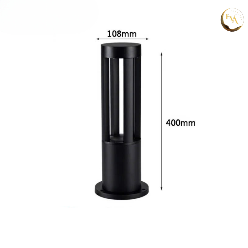 Đèn trụ sân vườn EVA GN-CP40BK 40cm chống nước chiếu sáng lối đi, sân vườn bảo hành 24 tháng