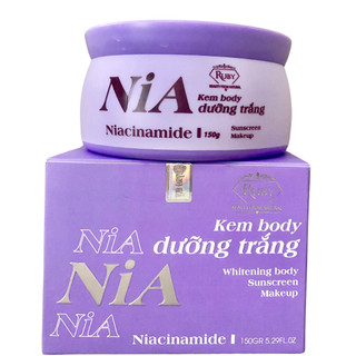 Kem Body Trắng Da NiA ( COMBO MUA 1 TẶNG 1 ) Giúp trắng da mờ thâm , đều màu da , kết hợp chống nắng.