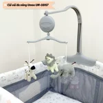 Cũi Cho Bé Gấp Gọn, Nôi Vải Đa Năng Umoo Có Chức Năng Hạ Thành, Tặng Bàn Thay Bỉm, Giỏ Đựng Đồ, Màn Chống Muỗi — ảnh 4