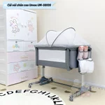 Cũi Cho Bé Gấp Gọn, Nôi Vải Đa Năng Umoo Có Chức Năng Hạ Thành, Tặng Bàn Thay Bỉm, Giỏ Đựng Đồ, Màn Chống Muỗi — ảnh 7
