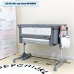 Cũi Cho Bé Gấp Gọn, Nôi Vải Đa Năng Umoo Có Chức Năng Hạ Thành, Tặng Bàn Thay Bỉm, Giỏ Đựng Đồ, Màn Chống Muỗi — ảnh 8