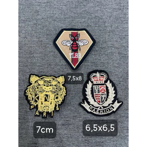 patch vải ủi nhiệt thêu hình thời trang bộ logo gắn quần áo siêu hot