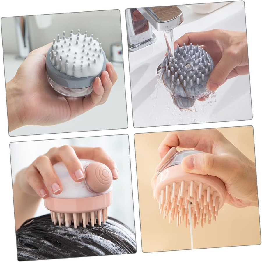 Lược tắm gội silicon cao cấp massage chăm sóc da đầu một cách nhẹ nhàng và dễ chịu