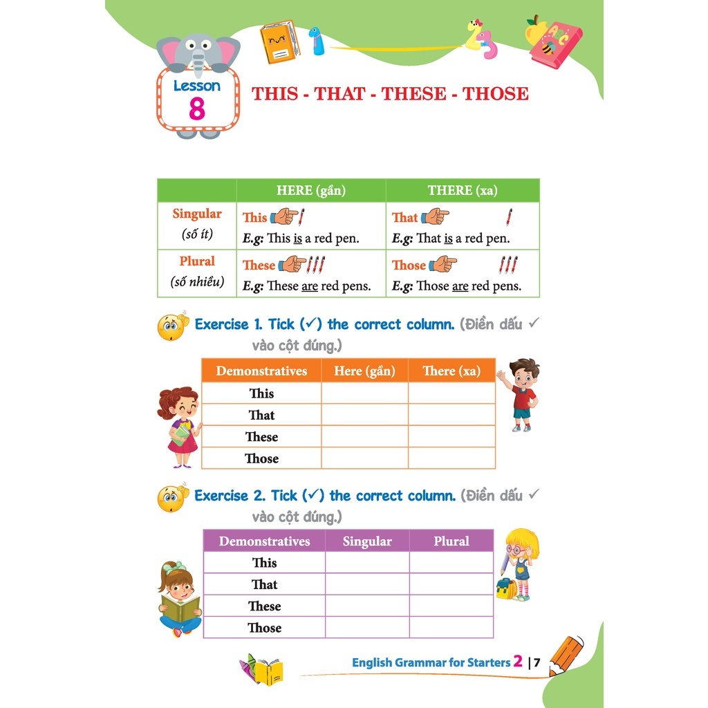 Ảnh Sách - Trọn bộ English grammar for Starters, for Movers, for Flyers, for ket, For Pet. 2