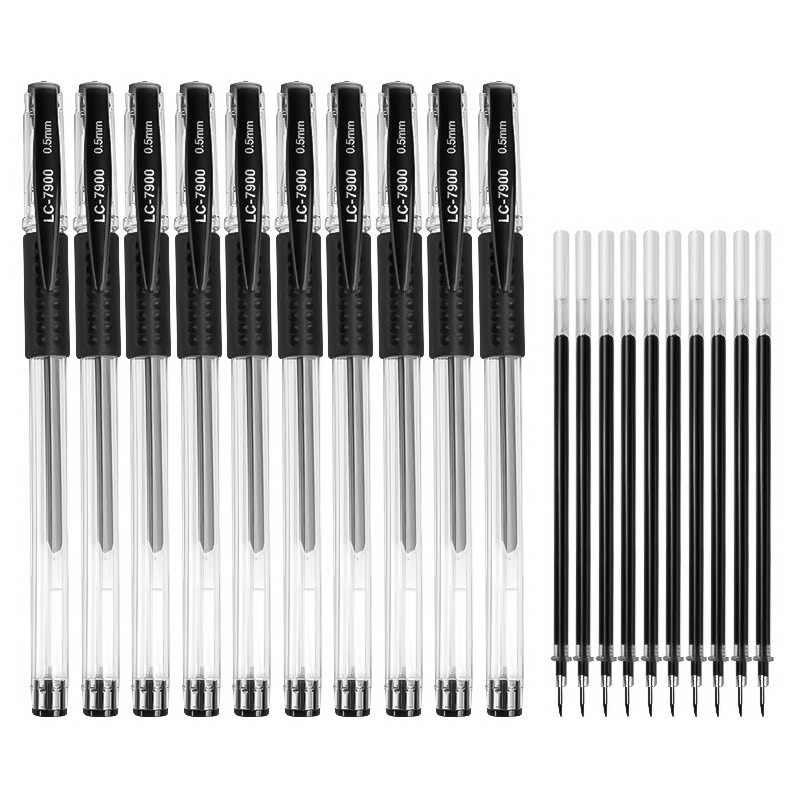 Bút Mực Gel Nước Cao Cấp Ngòi 0.5 mm Mực Đều, Nét Chữ Sắc Nét - Thanh Mảnh