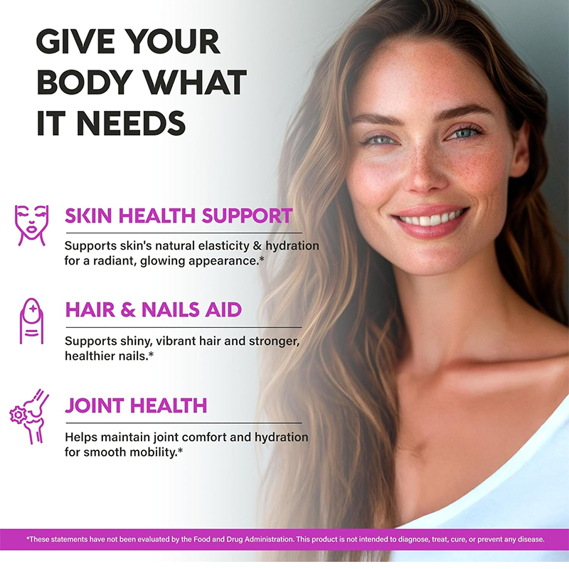Bổ Sung Collagen Trẻ Hóa Da Chống Lão Hóa Hỗ Trợ Xương Khớp Móng Tay Khỏe Mạnh