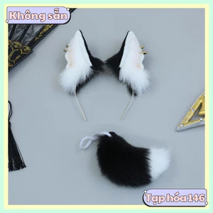 Phụ kiện tai và đuôi thú cho doll - Phụ kiện outfit doll 20cm