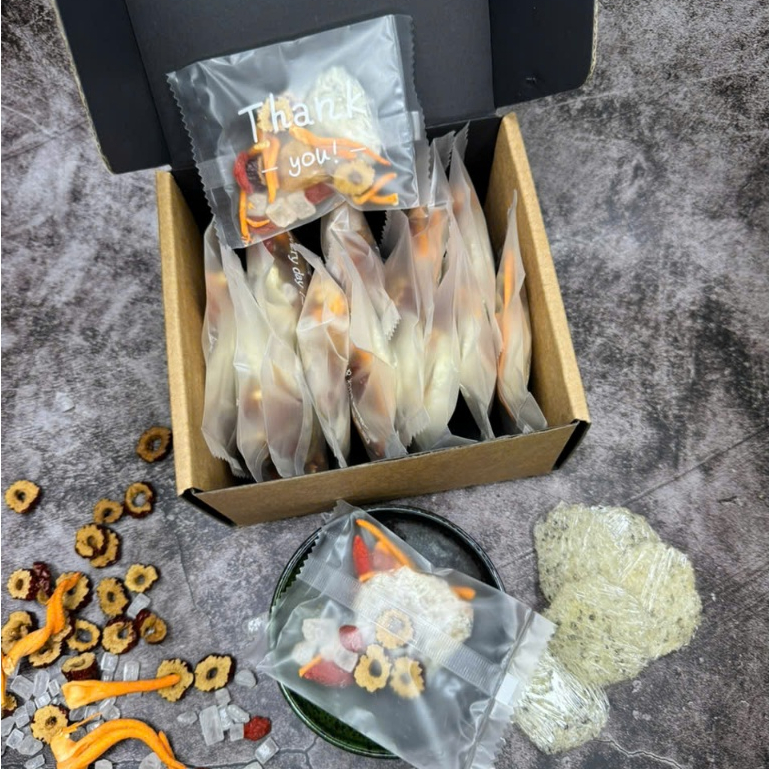 Set Yến vụn tinh chế baby Song Phát nguyên chất không pha tạp kèm topping táo đỏ đông trùng tăng cường sức khoẻ