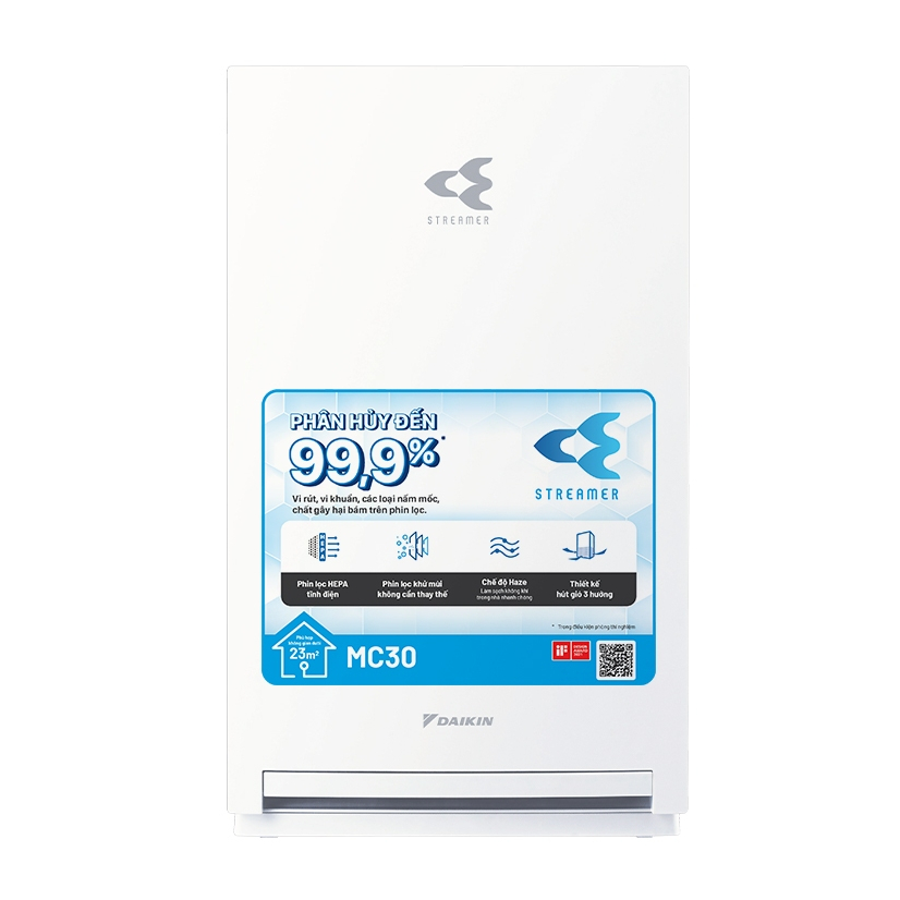 Máy lọc không khí Daikin MC30YVM7 - Diện tích sử dụng 23m2