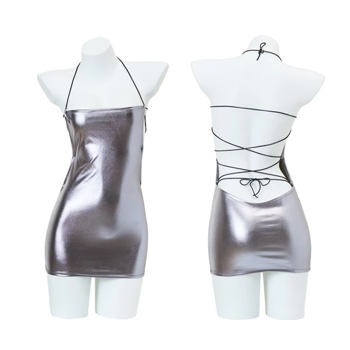 Váy hai dây body dây buộc sau mặc đi chơi, mặc ở nhà siêu sang DN105 Đầm body Đồ ngủ nữ quyến rũ sexy