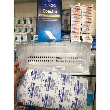 ✅HÀNG PHÁP-SIZE LỚN] Miếng dán Băng dán Có Gạc Vô Trùng chống Không Thấm Nước Urgo Optiskin cho Vết Thương Lớn Khỏi Nước