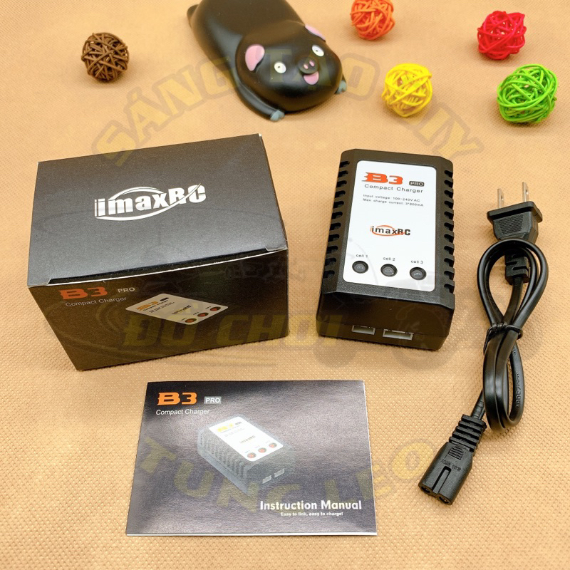 Chính hãng] Sạc B3 Pro 800mA Sạc cân bằng pin Lipo 2S 3S