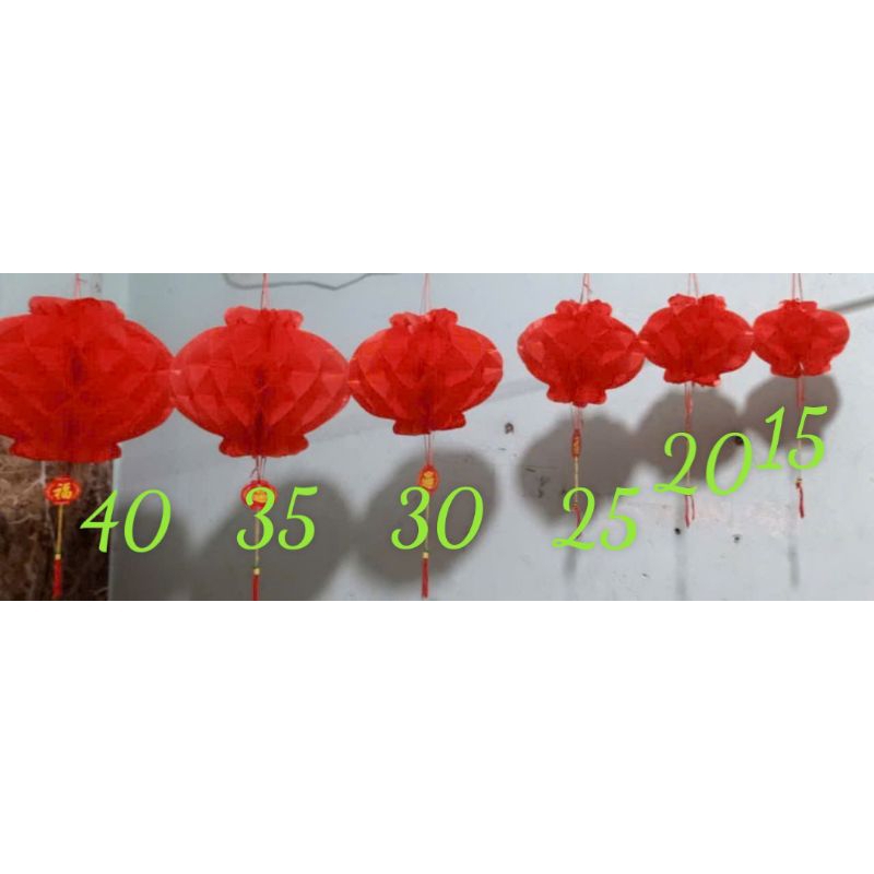 10 lồng đèn tổ ong trang trí tết.