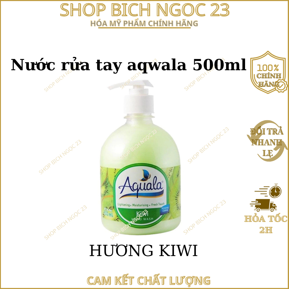 Nước Rửa Tay Aquala Túi 450ML Chai 500ml